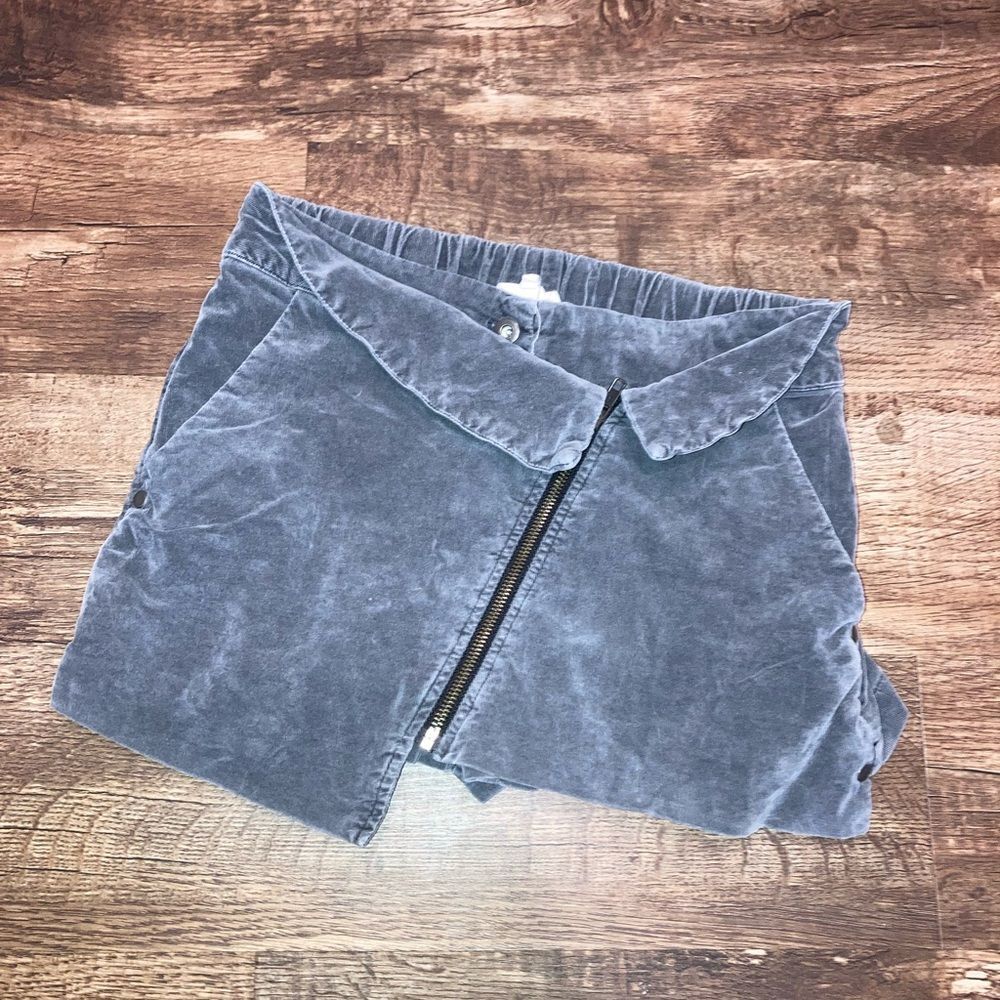 FREE PEOPLE Tambourine corduroy skort in grey
